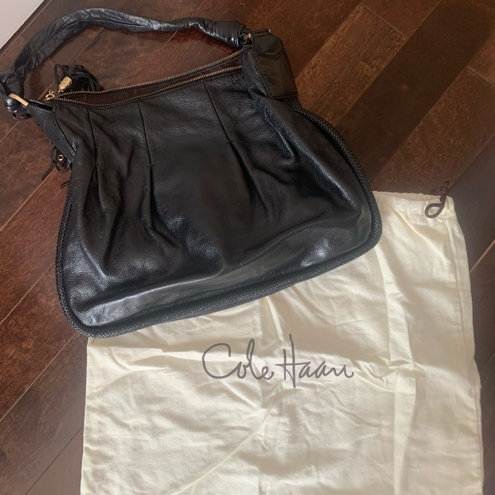 Cole Haan Leather Boho Bag